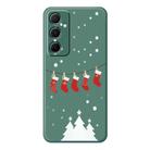 For Huawei P30 Lite A Series Minimalist TPU Creative Painted Phone Case(Green A0942) - 1