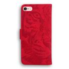 For iPhone 6s Plus / 6 Plus Tiger Embossing Pattern Horizontal Flip Leather Case with Holder & Card Slots & Wallet(Red) - 3