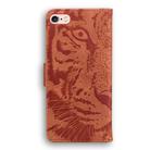 For iPhone 6s Plus / 6 Plus Tiger Embossing Pattern Horizontal Flip Leather Case with Holder & Card Slots & Wallet(Brown) - 3