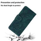 For iPhone 8 Plus / 7 Plus Tiger Embossing Pattern Horizontal Flip Leather Case with Holder & Card Slots & Wallet(Green) - 5