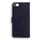 For iPhone SE 2022 / SE 2020 / 8 / 7 Tiger Embossing Pattern Horizontal Flip Leather Case with Holder & Card Slots & Wallet(Black) - 3