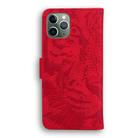 For iPhone 11 Pro Tiger Embossing Pattern Horizontal Flip Leather Case with Holder & Card Slots & Wallet(Red) - 3