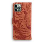 For iPhone 11 Pro Tiger Embossing Pattern Horizontal Flip Leather Case with Holder & Card Slots & Wallet(Brown) - 3