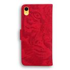 For iPhone XR Tiger Embossing Pattern Horizontal Flip Leather Case with Holder & Card Slots & Wallet(Red) - 3