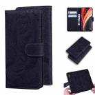 For iPhone 12 Pro Max Tiger Embossing Pattern Horizontal Flip Leather Case with Holder & Card Slots & Wallet(Black) - 1