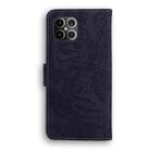 For iPhone 12 Pro Max Tiger Embossing Pattern Horizontal Flip Leather Case with Holder & Card Slots & Wallet(Black) - 3