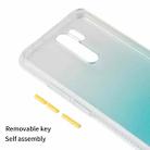 For Xiaomi Redmi 9 Gradient Shockproof TPU + Acrylic Protective Case with Detachable Buttons(Gradient Rose Red) - 3