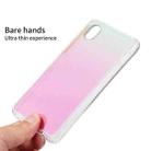 For Samsung Galaxy A01 Core Gradient Shockproof TPU + Acrylic Protective Case with Detachable Buttons(Gradient Orange) - 2