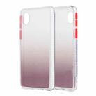 For Samsung Galaxy A01 Core Gradient Shockproof TPU + Acrylic Protective Case with Detachable Buttons(Gradient Brown) - 1