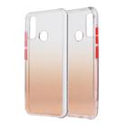 For Huawei P Smart 2020 Gradient Shockproof TPU + Acrylic Protective Case with Detachable Buttons(Gradient Orange) - 1