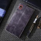 For Samsung Galaxy A10 Non-Magnetic Retro Texture Horizontal Flip Leather Case with Holder & Card Slots & Wallet(Gray) - 2