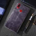 For Samsung Galaxy A10s Non-Magnetic Retro Texture Horizontal Flip Leather Case with Holder & Card Slots & Wallet(Gray) - 3