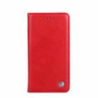 For Samsung Galaxy A11 (European Version) Non-Magnetic Retro Texture Horizontal Flip Leather Case with Holder & Card Slots & Wallet(Red) - 2