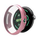 For Google Pixel Watch 3 45mm Integrated Full Coverage TPU Watch Protective Cover(Pink) - 1