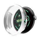 For Google Pixel Watch 3 45mm Integrated Full Coverage TPU Watch Protective Cover(Silver) - 1