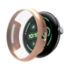 For Google Pixel Watch 3 45mm Integrated Full Coverage TPU Watch Protective Cover(Rose Gold) - 1