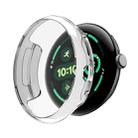 For Google Pixel Watch 3 45mm Integrated Full Coverage TPU Watch Protective Cover(Transparent) - 1