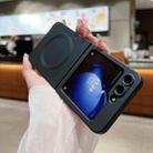 For Samsung Galaxy Z Flip7 5G Solid Color Liquid Silicone MagSafe Magnetic Phone Case(Black) - 2