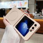 For Samsung Galaxy Z Flip7 5G Solid Color Liquid Silicone MagSafe Magnetic Phone Case(Pink) - 2