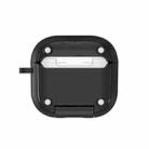 For AirPods 4 DUX DUCIS PECQ Series Magnetic Earphone Case with Holder & Security Lock(Black) - 3