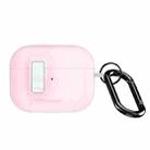 For AirPods Pro 2 DUX DUCIS PECQ Series Magnetic Earphone Case with Holder & Security Lock(Pink White) - 1