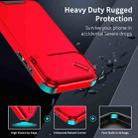 For iPhone 17 Pro Max Sliding Camshield TPU + PC Phone Case(Red) - 2