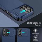 For iPhone 17 Sliding Camshield TPU + PC Phone Case(Blue) - 3