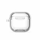 For AirPods 4 DUX DUCIS PECR Series Holder & Security Lock Earphone Case(Transparent) - 3