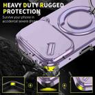 For iPhone 17 Pro Max Sliding Camshield Ring Holder Phone Case(Purple) - 2
