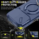 For iPhone 17 Pro Max Sliding Camshield Ring Holder Phone Case(Blue) - 2
