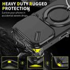 For iPhone 17 Pro Sliding Camshield Ring Holder Phone Case(Black) - 2