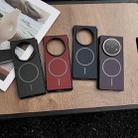 For vivo X Fold5 Carbon Fiber Texture MagSafe Phone Case(Dark Blue) - 2