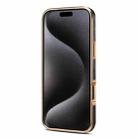 For iPhone 17 Pro Denior Oil Wax Leather Electroplating Phone Case(Blue) - 3