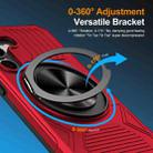For Samsung Galaxy S24 5G Alloy Rotating Holder MagSafe Shockproof Phone Case(Red) - 2