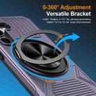 For Samsung Galaxy S24 5G Alloy Rotating Holder MagSafe Shockproof Phone Case(Dark Purple) - 2