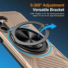 For Samsung Galaxy A15 5G Alloy Rotating Holder MagSafe Shockproof Phone Case(Gold) - 2