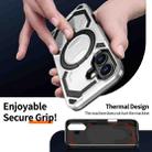 For iPhone 17 Cooling MagSafe Holder Phone Case(Grey) - 3