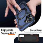 For iPhone 17 Cooling MagSafe Holder Phone Case(Blue) - 3