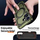 For iPhone 17 Cooling MagSafe Holder Phone Case(Green) - 3