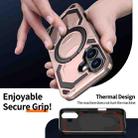 For iPhone 17 Cooling MagSafe Holder Phone Case(Rose Gold) - 3