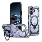 For iPhone 17 Cooling MagSafe Holder Phone Case(Light Purple) - 1