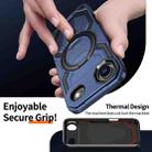 For iPhone 17 Air Cooling MagSafe Holder Phone Case(Blue) - 3
