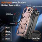 For iPhone 17 Air Cooling MagSafe Holder Phone Case(Rose Gold) - 2