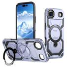 For iPhone 17 Air Cooling MagSafe Holder Phone Case(Light Purple) - 1