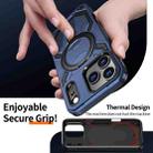 For iPhone 17 Pro Cooling MagSafe Holder Phone Case(Blue) - 3