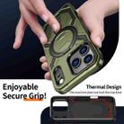 For iPhone 17 Pro Cooling MagSafe Holder Phone Case(Green) - 3