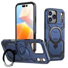 For iPhone 17 Pro Max Cooling MagSafe Holder Phone Case(Blue) - 1