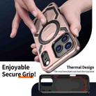 For iPhone 17 Pro Max Cooling MagSafe Holder Phone Case(Rose Gold) - 3