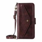 For Nothing Phone 3a Multi-card Slots Crossbody Cowhide Leather Phone Case(Brown) - 2