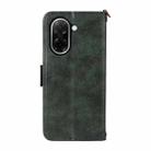 For Redmi A5 4G 173.3mm Multi-card Slots Crossbody Cowhide Leather Phone Case(Green) - 3